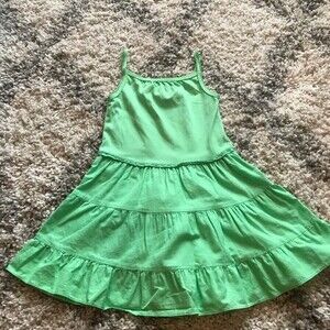 okie dokie green dress little girl sleeveless dress size 5
